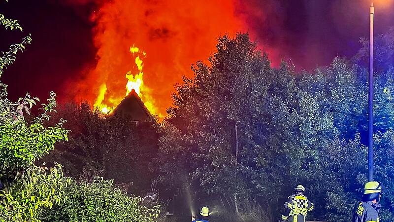 Die Feuerwehren hatten den Brand im Juli 2023 schnell unter Kontrolle.