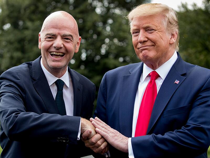 Donald Trump und Gianni Infantino
