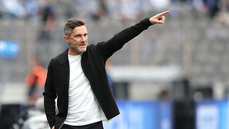 Trainer Stefan Leitl von Hertha BSC Trainer Stefan Leitl von Hertha BSC