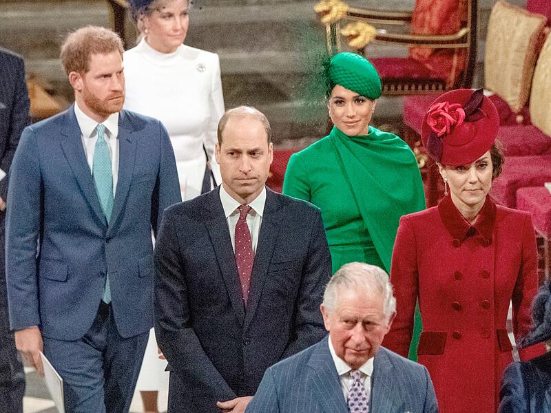 Britisches Königshaus - Charles und Söhne William und Harry Britisches Königshaus - Charles und Söhne William und Harry