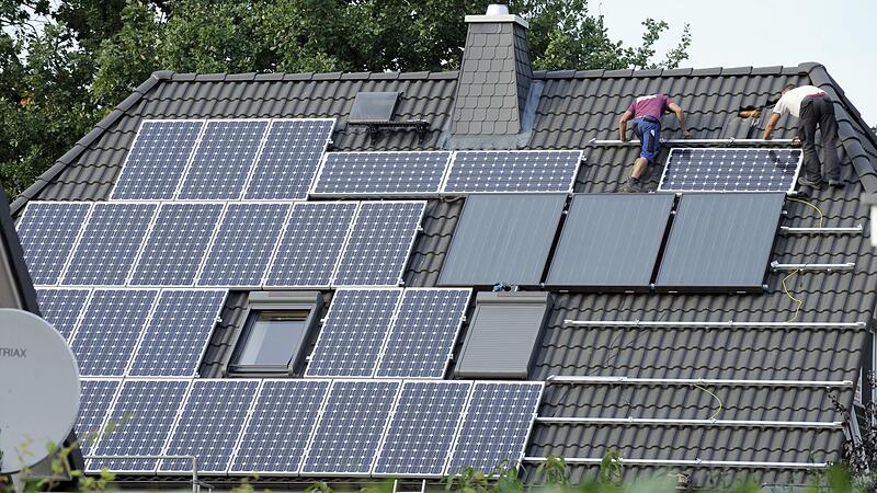 Solaranlage auf einem Dach