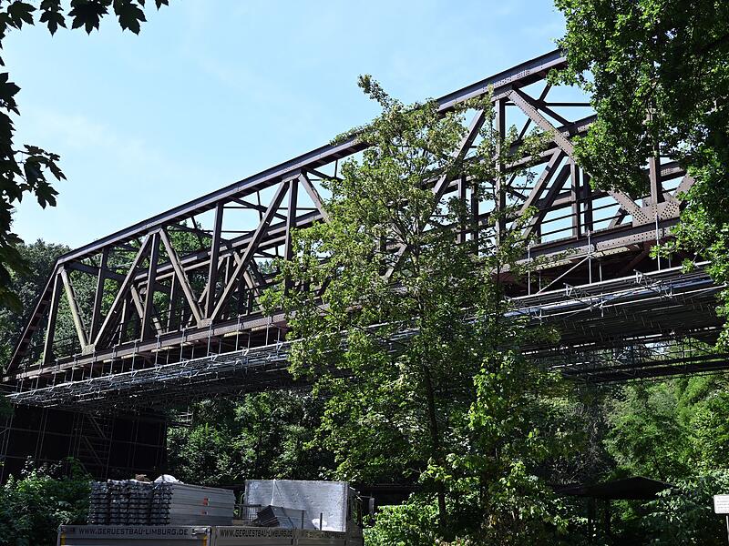 Bahnbr&uuml;cke &uuml;ber die Wupper