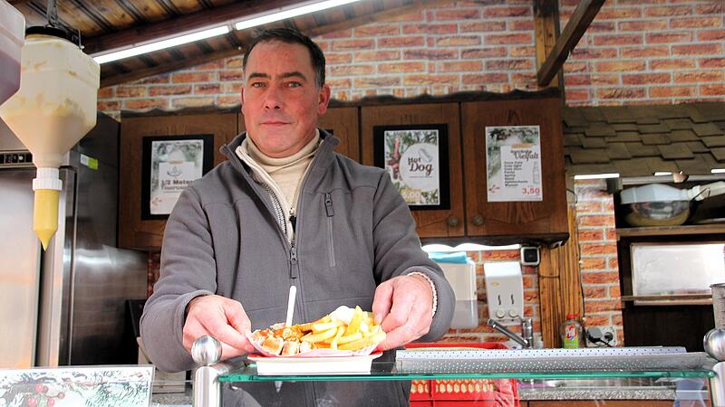 Grillbude Weihnachtmarkt ForchheimForchheim & Fr&auml;nkische Schweiz