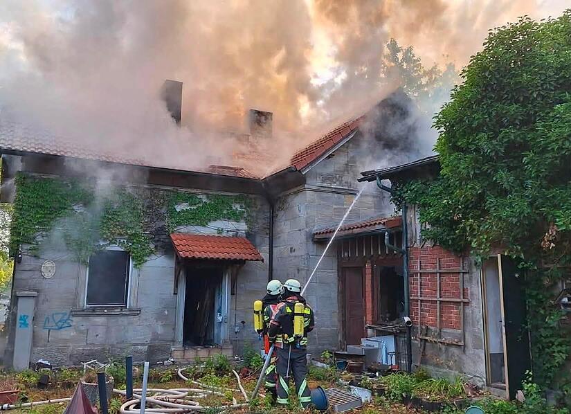 Dachstuhlbrand in Eckental-Forth Dachstuhlbrand in Eckental-Forth