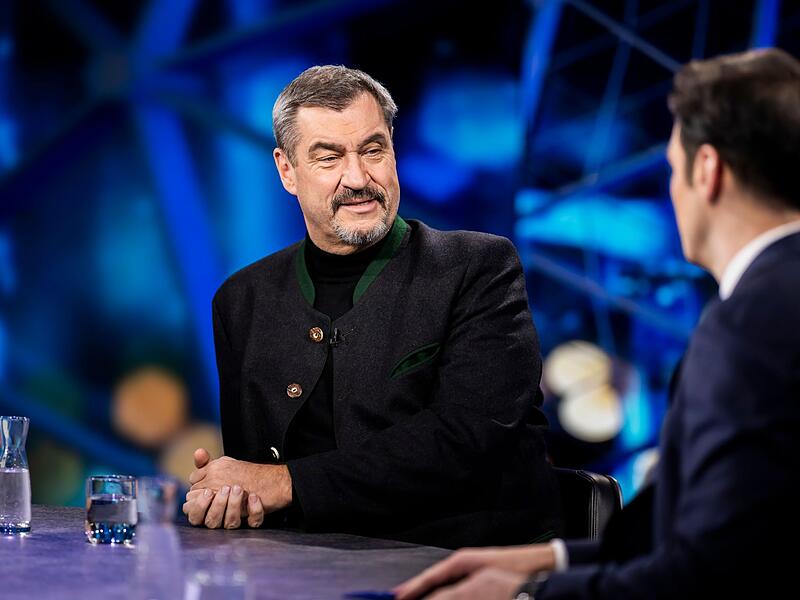 Ministerpr&auml;sident S&ouml;der bei Welt TV