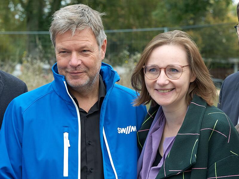 Lisa Badum mit Robert Habeck