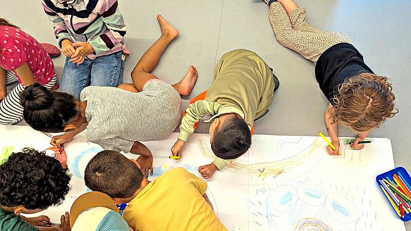 Die Vorschulkinder der Kitas verloren schnell ihre Berührungsängste.Johanniter Die Vorschulkinder der Kitas verloren schnell ihre Berührungsängste.Johanniter