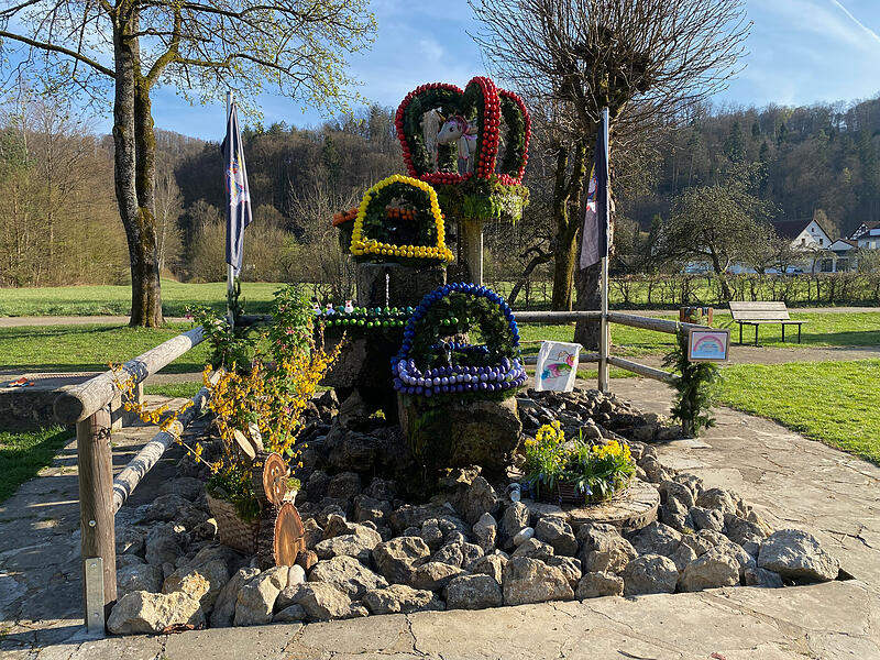 Osterbrunnen Behringersm&uuml;hleOsterbrunnen Fr&auml;nkische Schweiz 2025 Teil 2