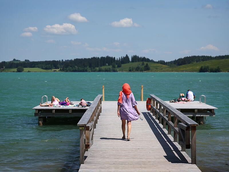 Sommerliches Wetter - Bayern