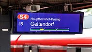 Echtzeit-Auslastungsanzeige S-Bahn München