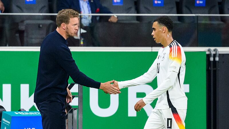 Julian Nagelsmann und Jamal Musiala