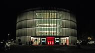 Das Globe dient zurzeit als Interimsspielstätte des Coburger Landestheaters.