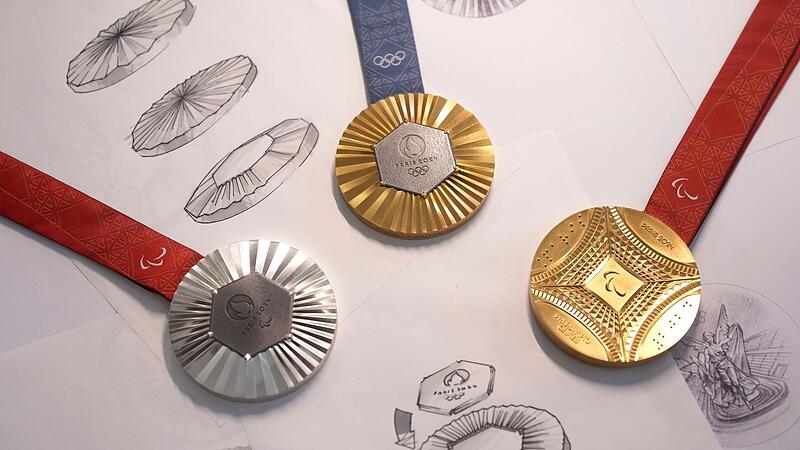 Medaillen der Spiele in Paris 2024 Medaillen der Spiele in Paris 2024