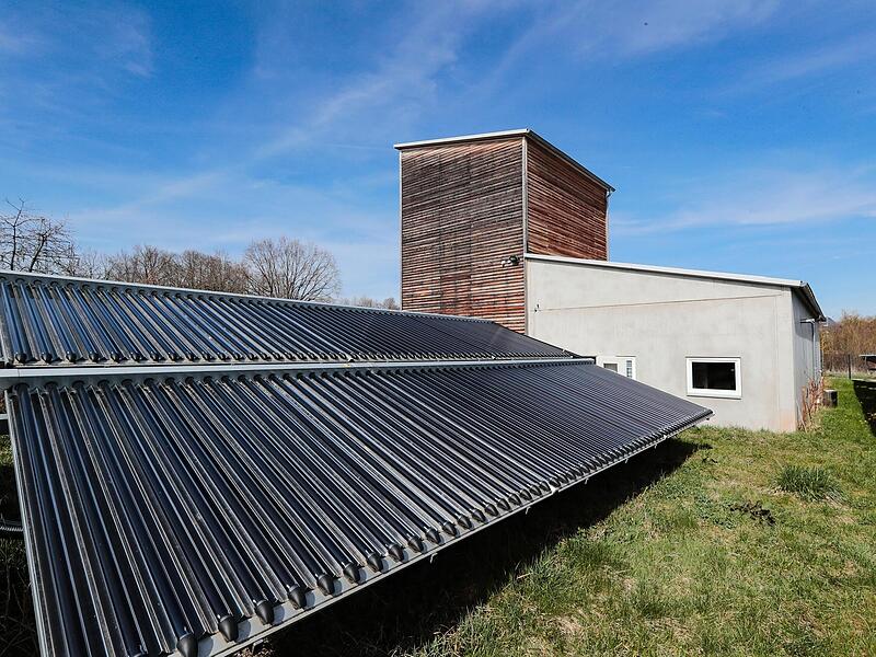 Die Solarthermie deckt 25 Prozent des Bedarfs.Forchheim & Fr&auml;nkische Schweiz
