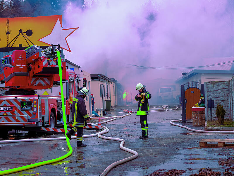 Feuer im Freizeitland GeiselwindFeuer im Freizeitland Geiselwind Feuer im Freizeitland Geiselwind