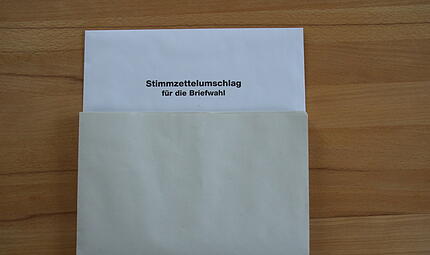 Wahlzettel Kommunalwahl 2026