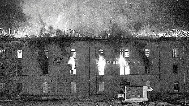 Gro&szlig;brand Hofbrauhaus Coburg, Februar 1999