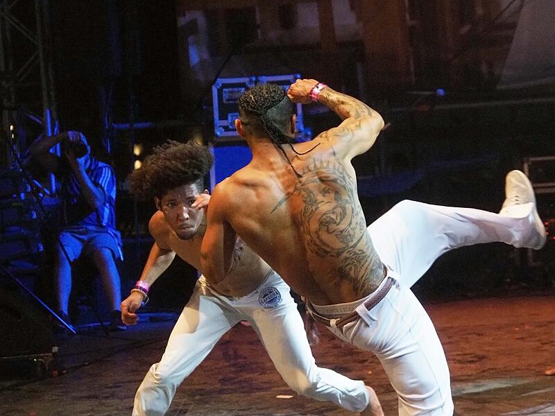 Capoeira-Show beim Samba-Festival in Coburg