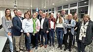 Von links nach rechts: Martina Kohlhepp-Bangert, Christian Bock, Dr. Peter Glei&szlig;ner, Petra Arnold, Silvia K&ouml;rner, Renate Liebmann, Jochen K&ouml;llmer, Dr. Hanno Thiele, Horst Waldner, Astrid K&ouml;llmer, Barbara Bedacht, Juliane K&ouml;llmer, Dr. Stefan Glei&szlig;n...