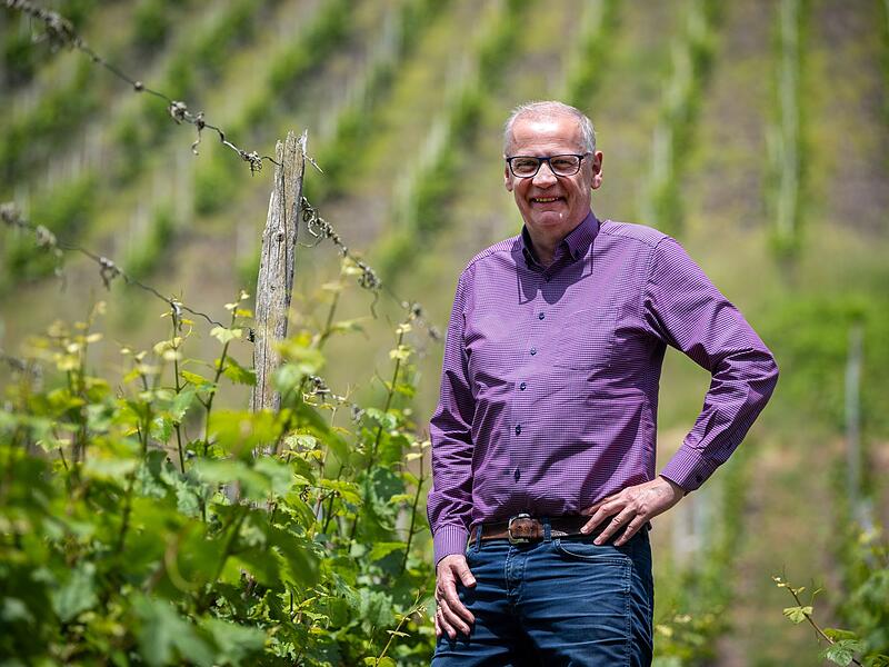 G&uuml;nther Jauch auf seinem Weingut