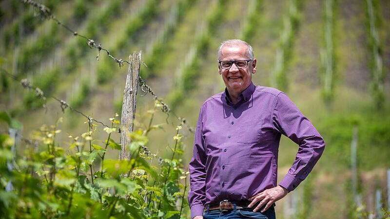 Günther Jauch auf seinem Weingut Günther Jauch auf seinem Weingut