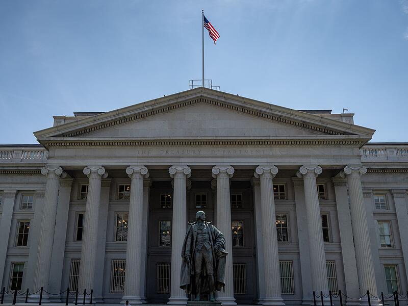 US-Finanzministerium in Washington US-Finanzministerium in Washington