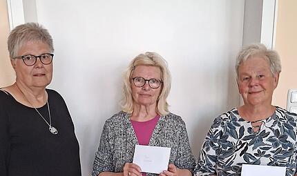 Monika Metz (von links), Luitgard Wehner, Ulrike Herold