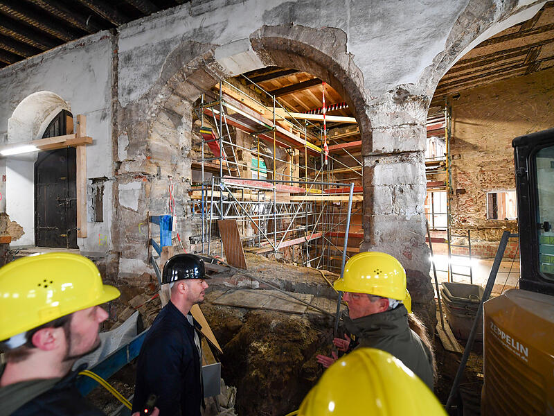 Besichtigung RathausbaustelleForchheimBesichtigung der Rathausbaustelle Forchheim