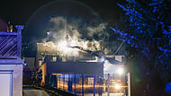 Feuerwehreinsatz in Herzogenaurach am 1. Advent.