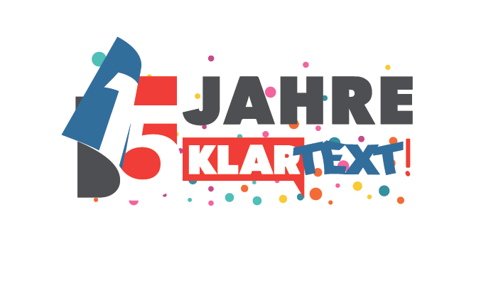 Das Schulprojekt KLARTEXT! feiert 15. Geburtstag.