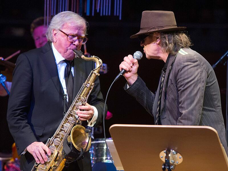 Klaus Doldinger mit Udo Lindenberg