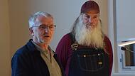 Der Leiter der Bezirksgruppe des CHW Lichtenfels, Ulrich Sünkel (li.), mit Michael Jandejsek.