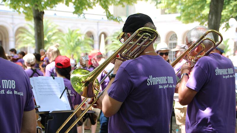 Impression vom Flashmob. Impression vom Flashmob.