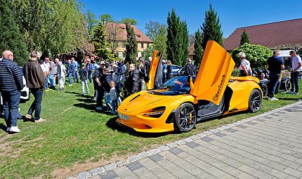 PS-Parade auf Gut Leimershof im Kreis Bamberg 2026.