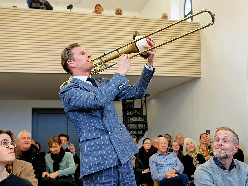 Mikael Rudolfsson spielte bei den Tagen der Neuen Musik in Bamberg