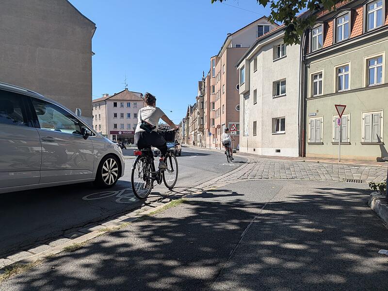 Engstelle Peuntstraße Bamberg Engstelle Peuntstraße Bamberg