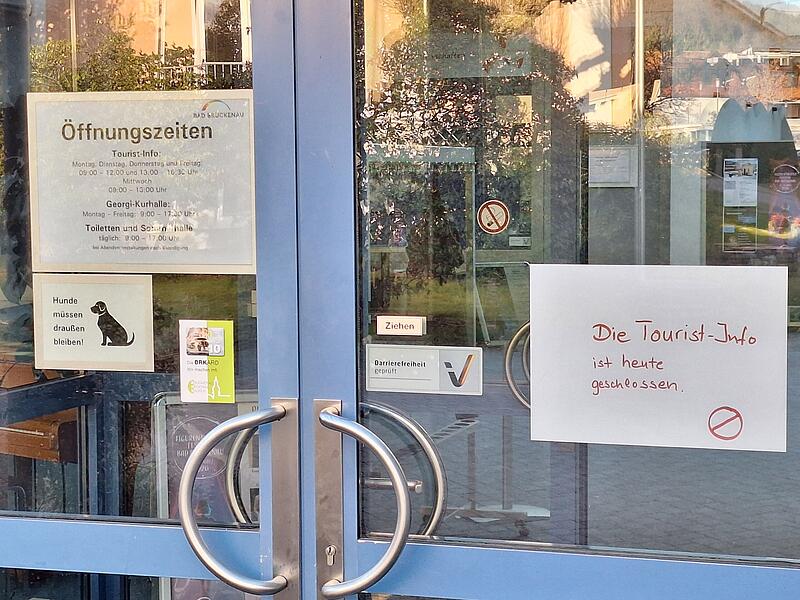 Havarie: Georgihalle in Bad Brückenau geschlossen Georgihalle in Bad Brückenau geschlossen