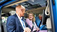 Erste Realfahrt eines autonomen Fahrzeugs unter neuen Bedingungen