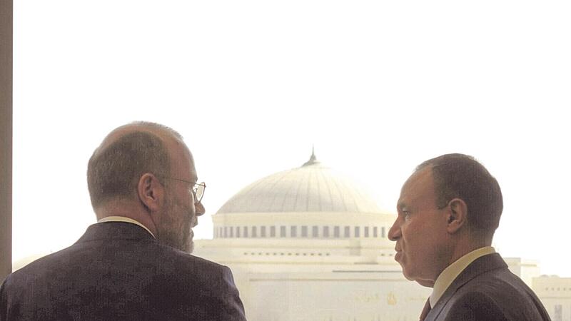 EVP-Chef Manfred Weber besuchte in Kairo auch den &auml;gyptischen Au&szlig;enminister. Das Thema: illegale Migration nach Europa.   