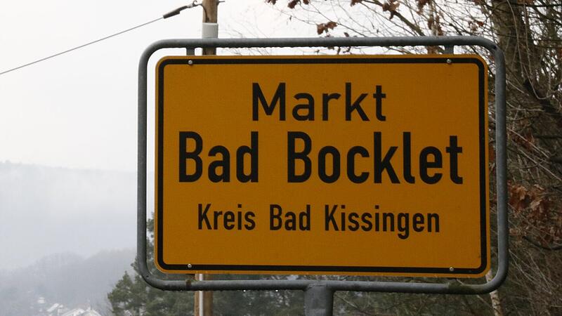 Ortsschild Bad Bocklet Symbol Symbolbild