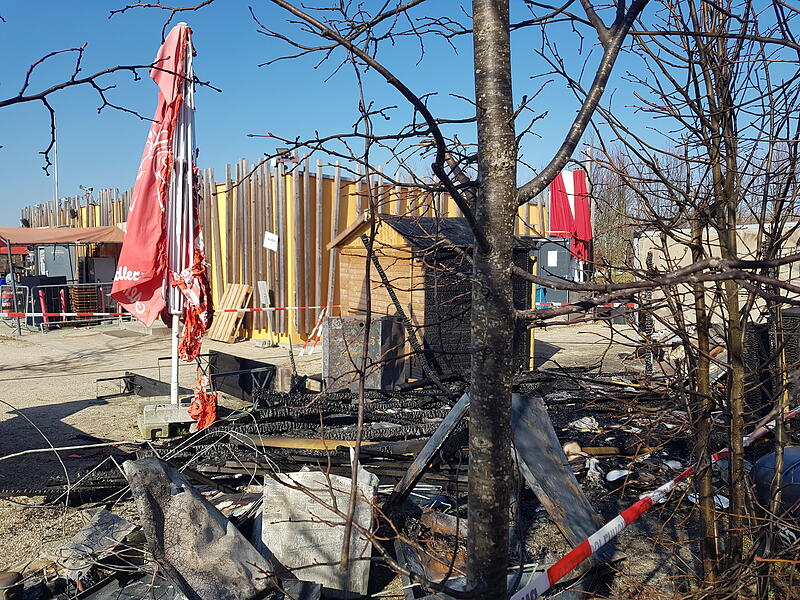 In der Wilhelminenaue in Bayreuth wurde ein Brand gelegt.