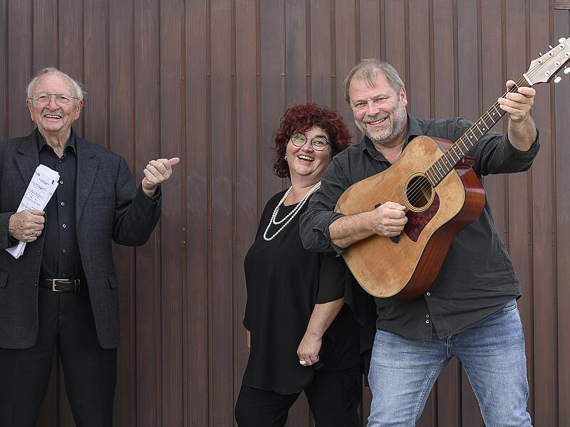 Thomas Fink trat auch gern mit Wulli und Sonja auf.