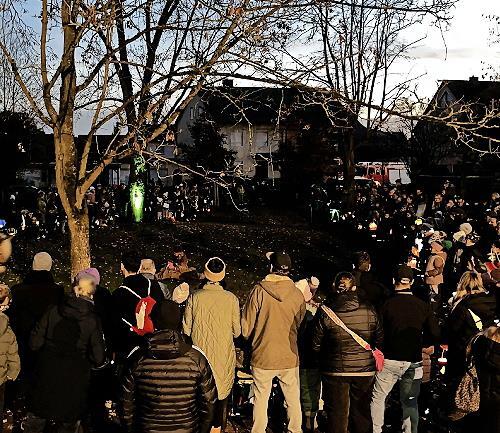 Auch in der Kita St. Michael fand ein großes Fest mit erleuchteten Laternen zum St. Martinstag statt.