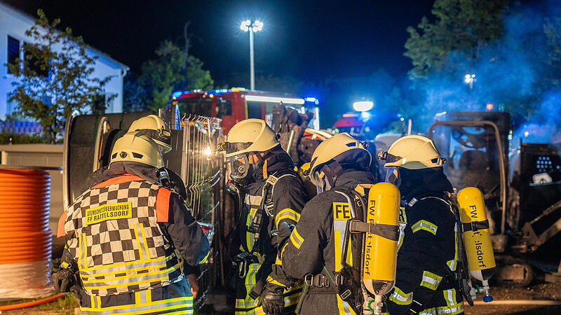 Brandanschlag in Rattelsdorf auf Baufirma