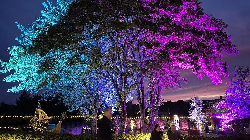 Teuschnitz: Kr&auml;utergarten leuchtetDer Kr&auml;utergarten Teuschnitz wird zum Lichtermeer
