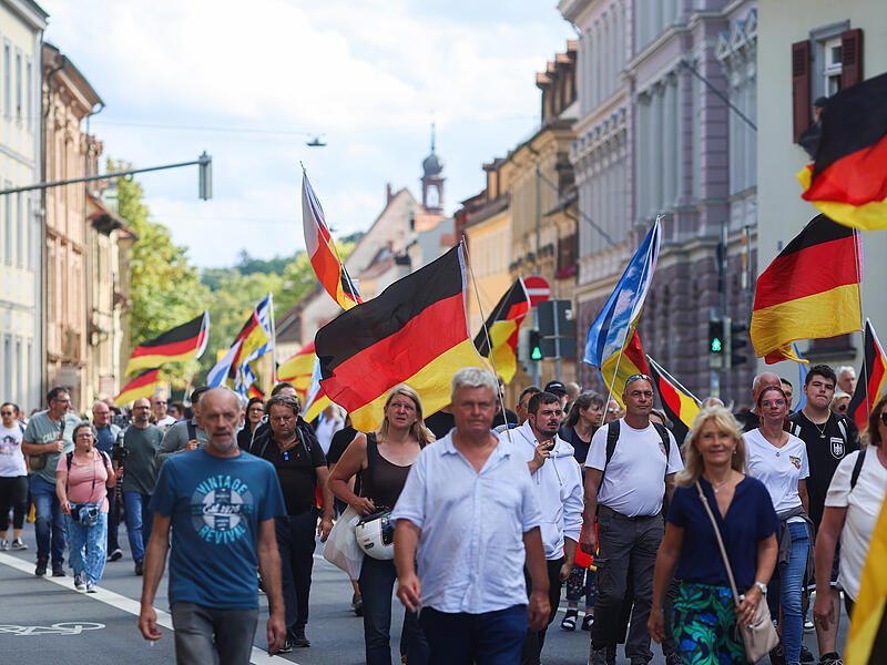 Projekt M1llion demonstriert in Bamberg für anderes Deutschland Projekt M1llion demonstriert in Bamberg für anderes Deutschland