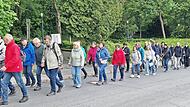 Bei kühler Witterung ging es nach Vierzehnheiligen. Bei kühler Witterung ging es nach Vierzehnheiligen.