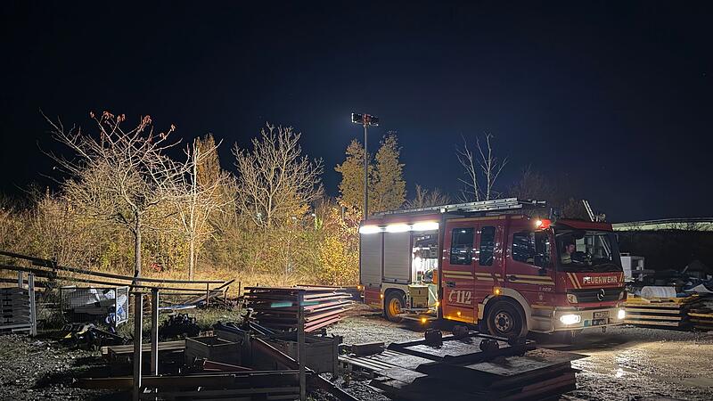 Brand in Obdachlosenlager