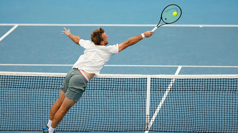 Vergeblich gestreckt: Im Mixed ist Kevin Krawietz im Viertelfinale ausgeschieden.