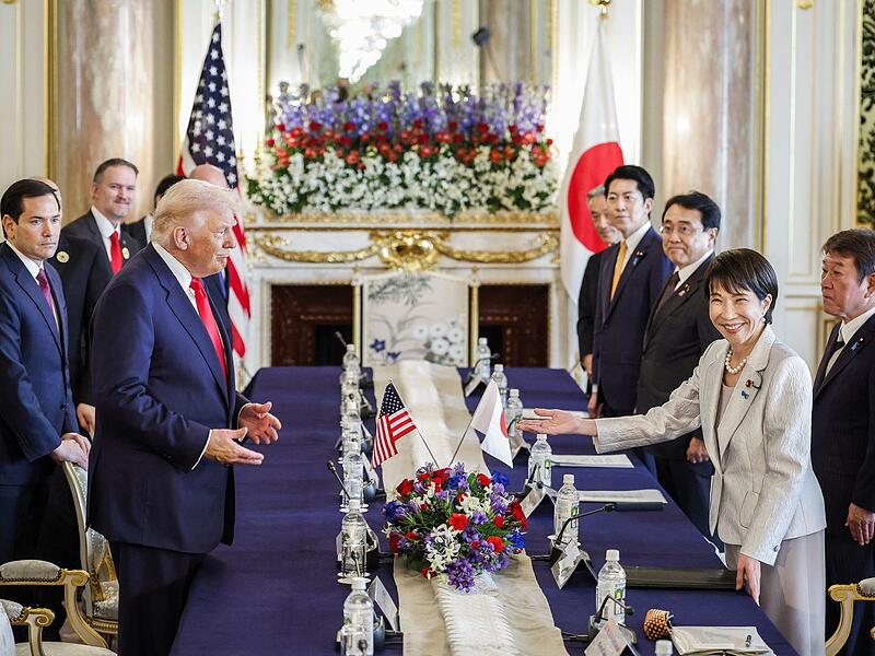 US-Präsident Trump in Japan